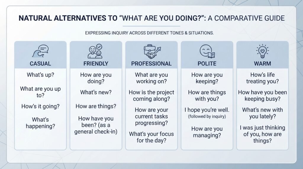 Different ways to say to me in natural American English