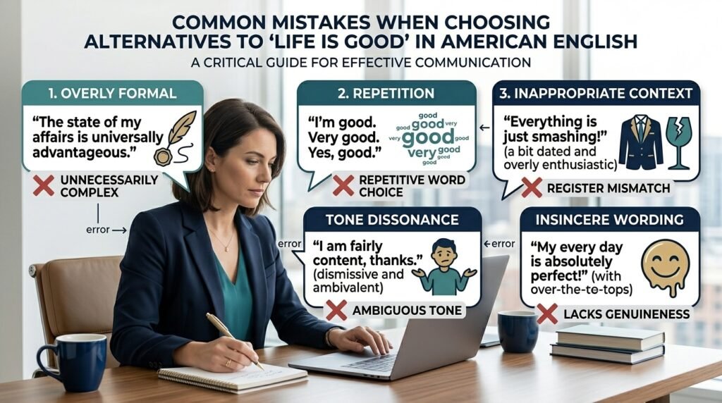 Common mistakes when choosing alternatives to life is good