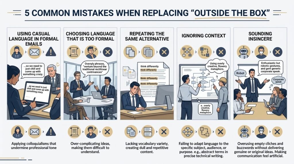 Common mistakes when choosing alternatives to outside the box