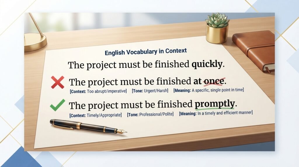 Common mistakes when choosing synonyms for quickly
