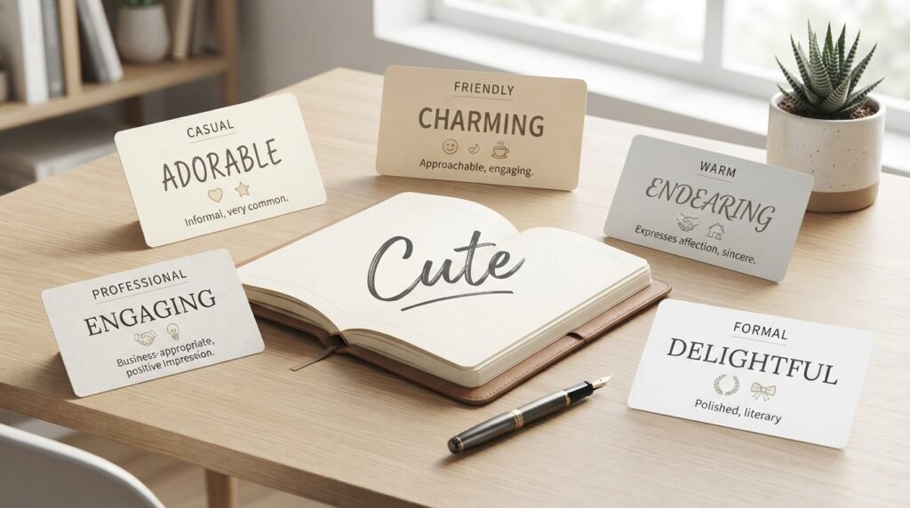 Different ways to say cute for different situations and tones