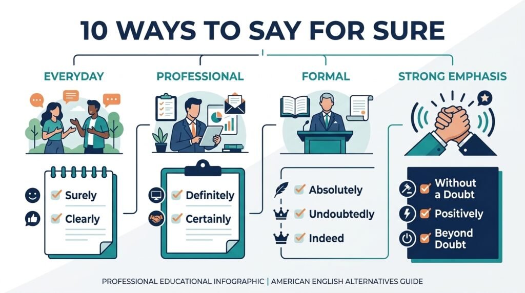 10 ways to say for sure with English alternatives