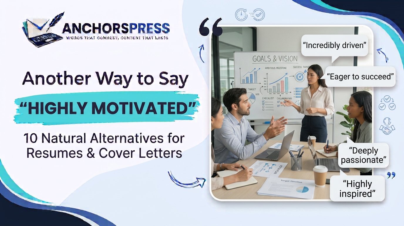 another way to say highly motivated