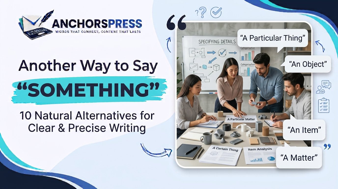 another way to say something