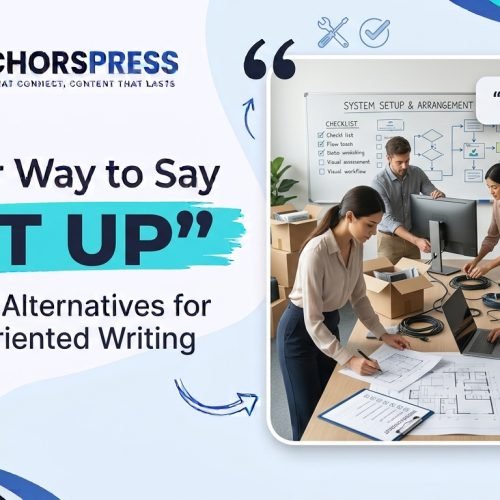 another way to say set up